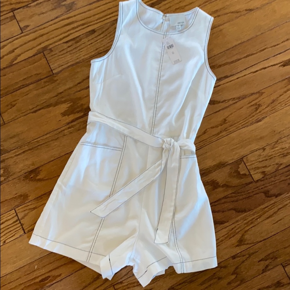 Adorable white romper!